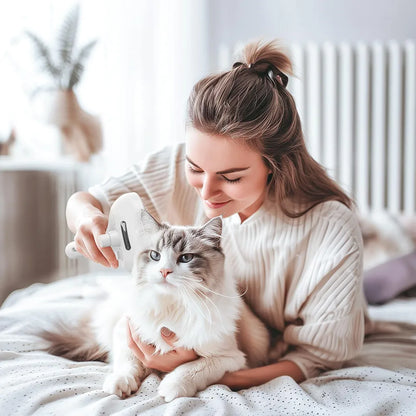 3-in-1 Pet Steam Grooming Brush